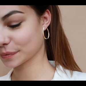 Ana Luisa Paloma open hoop earrings